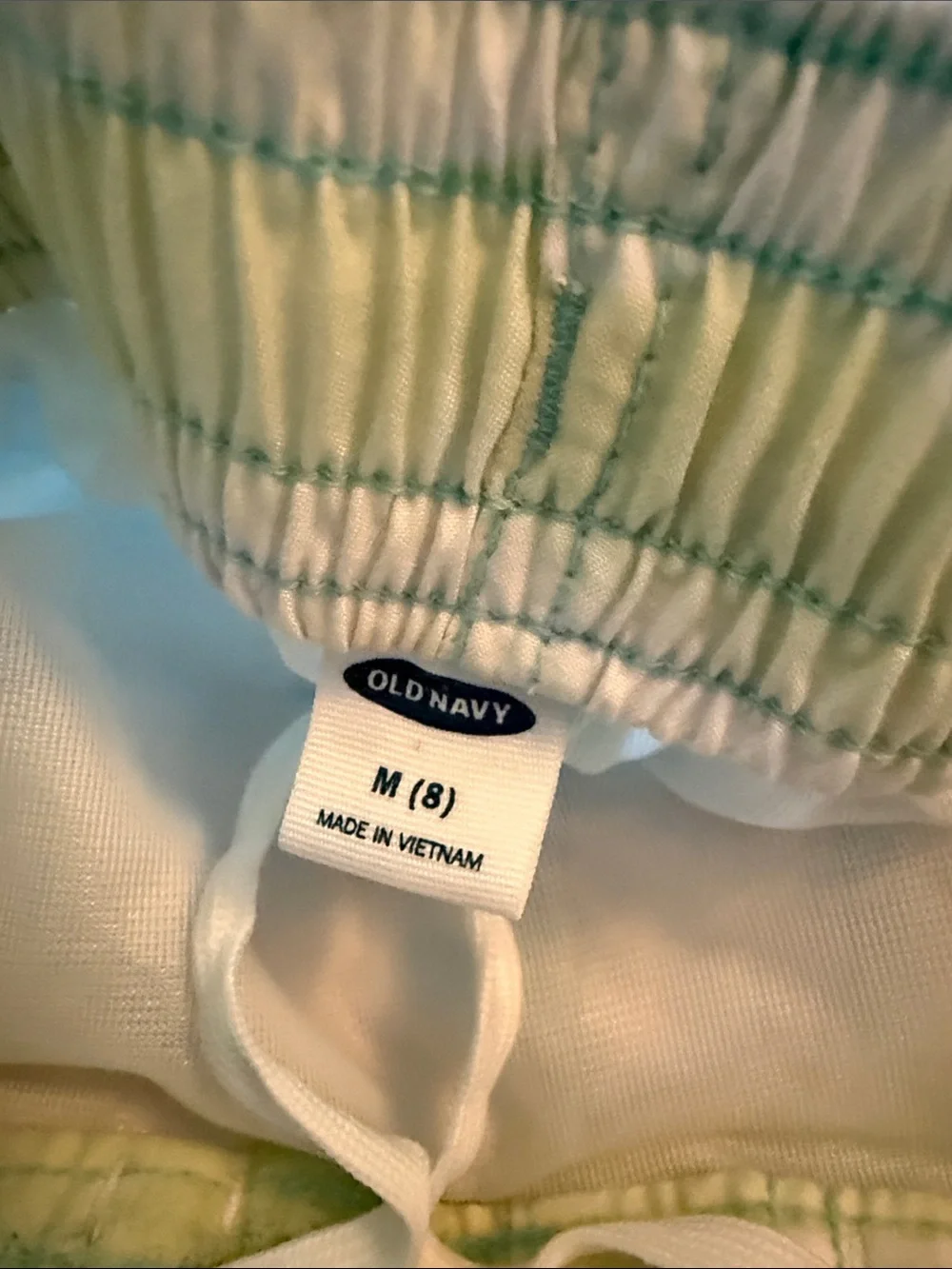 Old Navy Teal Turtle Swim Trunks & Aqua Shark Swim Shorts